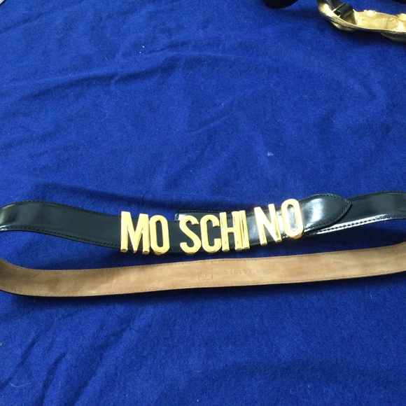 Italian Leather Designer Black Belt